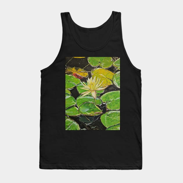 Water Lily Tank Top by Chrisprint74
